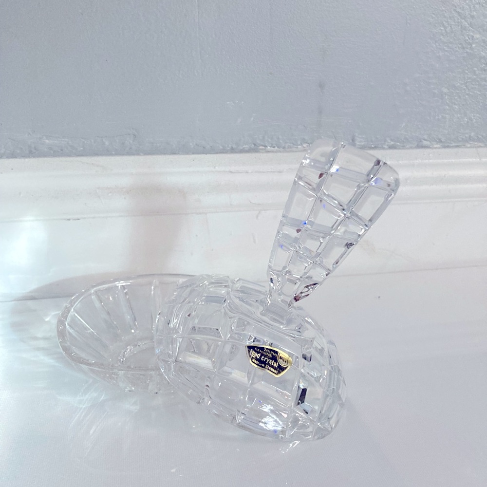 Antique 24K Lead Crystal Vanity Dish